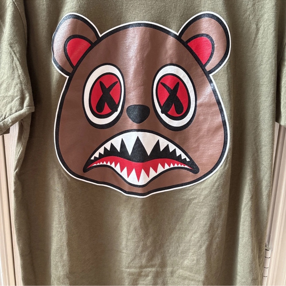 BAWS Crazy Baws Boys T-Shirt Size L Large Green
